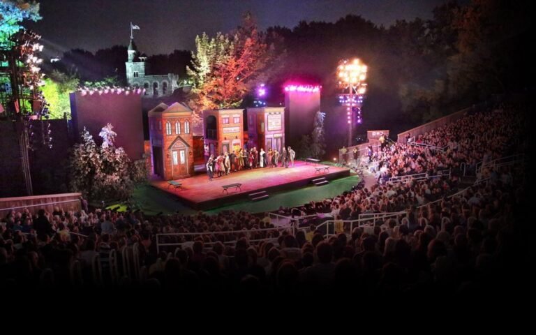 Shakespeare in the Park – Theateraufführungen in spektakulären Open-Air Ambiente und namhaften Stars, haben begonnen